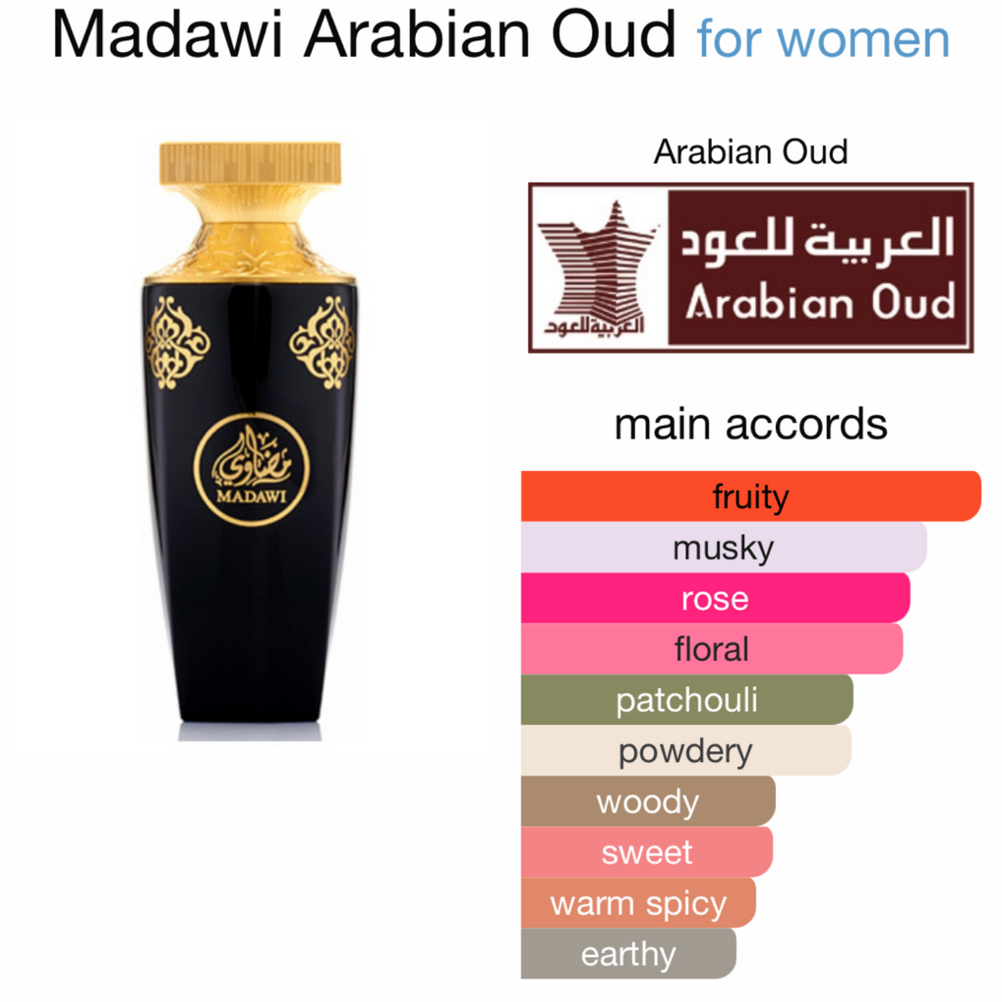 Madawi Arabian Oud for women Eau de Parfum