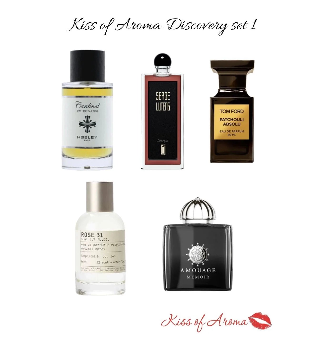 Kiss of Aroma Discover Set 1, 5 scents