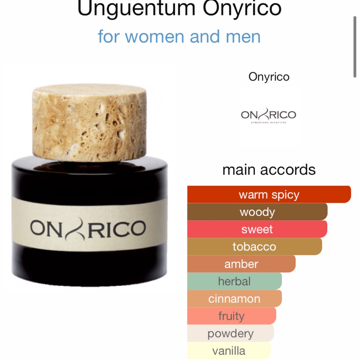Unguentum by Onyrico Eau de Parfum