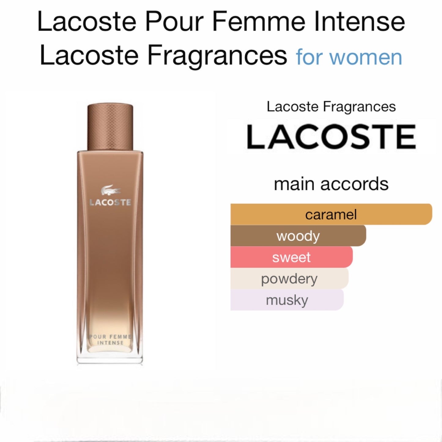 Lacoste Pour Femme Intense by Lacoste Fragrances Eau de Parfum