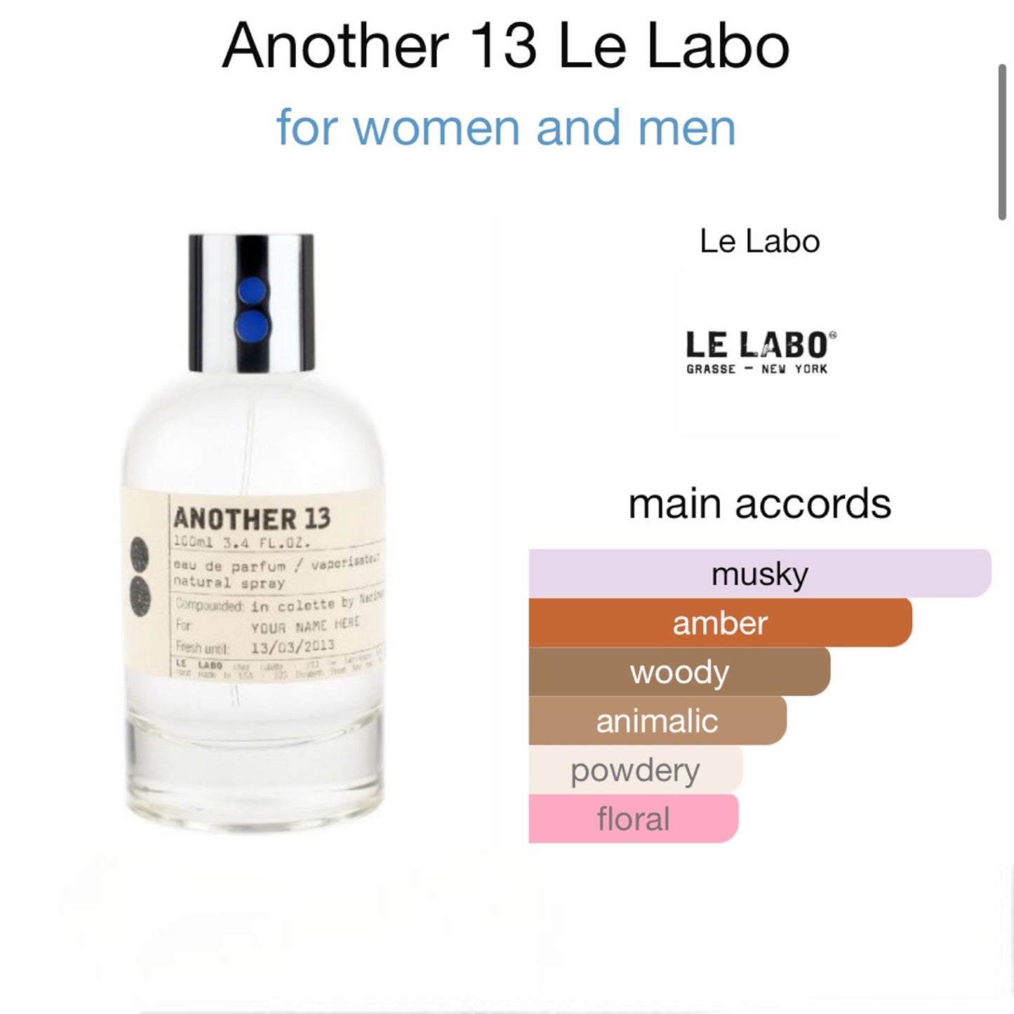 Another 13 by Le Labo Eau de Parfum