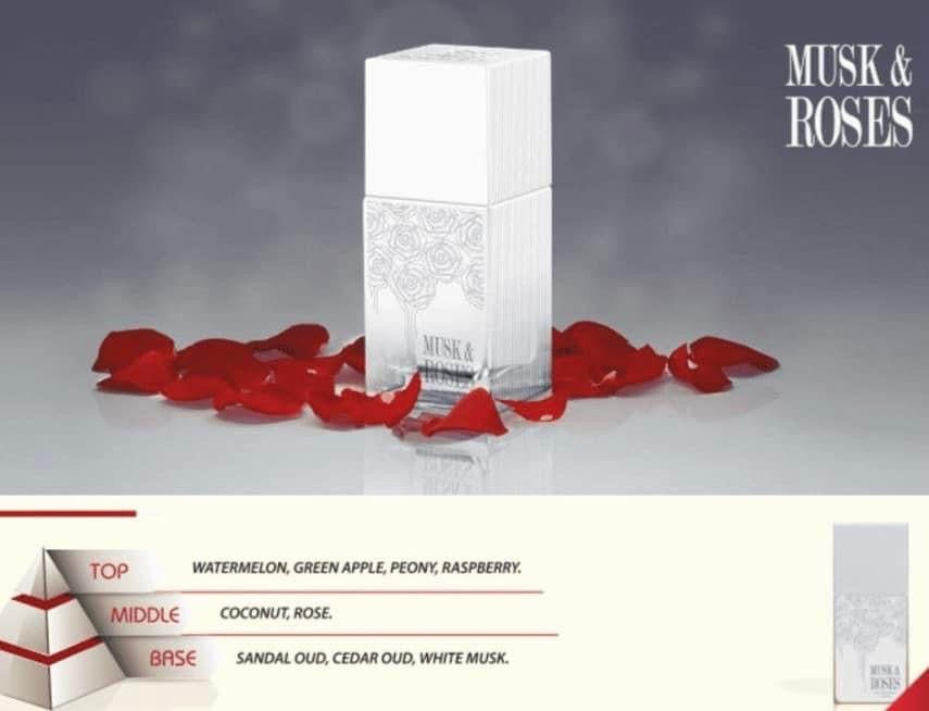 Musk and Roses by Ahmed Al Maghribi eau de Parfum