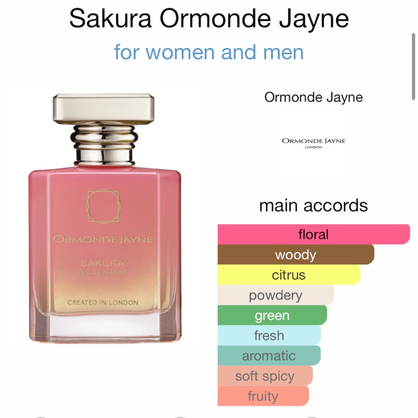 Sakura by Ormonde Jayne Eau de Parfum