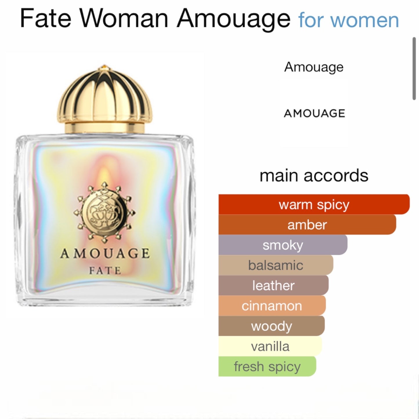 Fate for Women Amouage Eau de Parfum