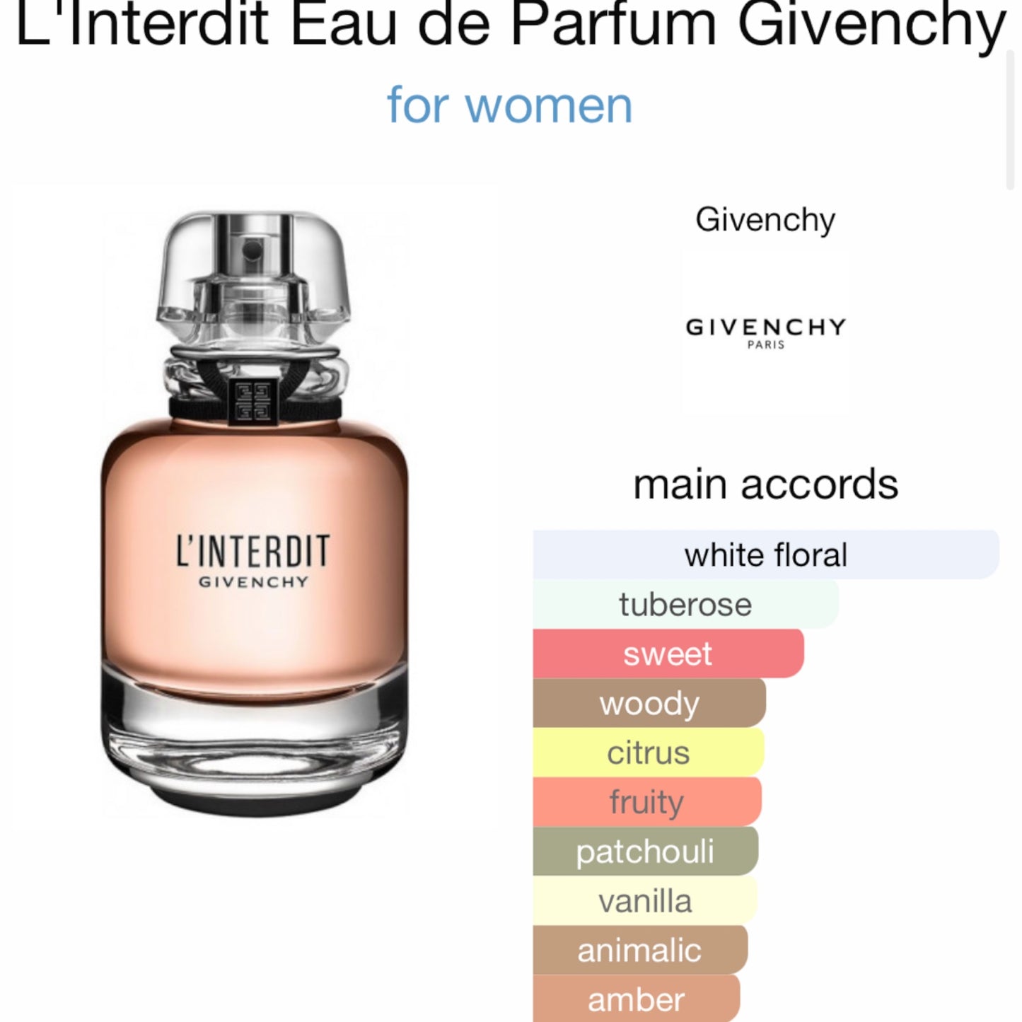L'Interdit Eau de Parfum by Givenchy