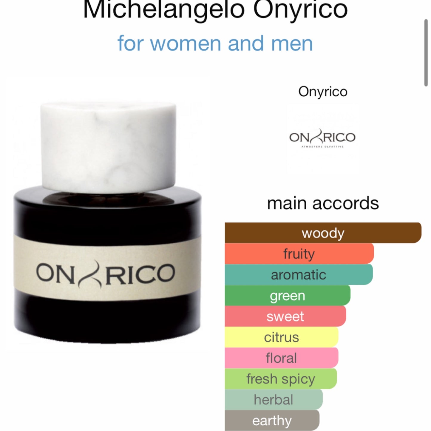 Michelangelo by Onyrico Eau de Parfum