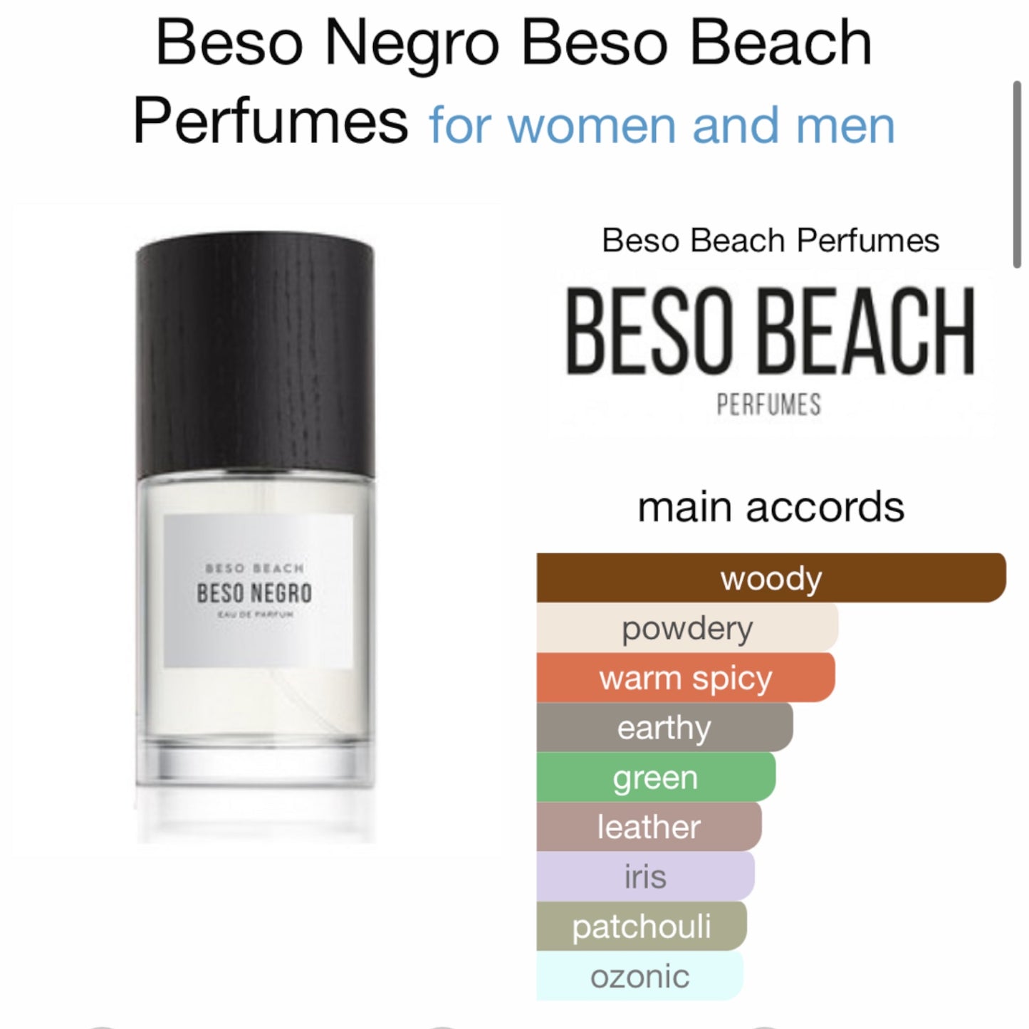 Beso Negro by Beso Beach Perfumes Eau de Parfum