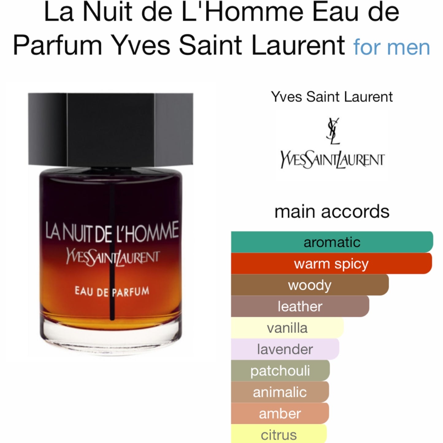 La Nuit de L'Homme Eau de Parfum by Yves Saint Laurent