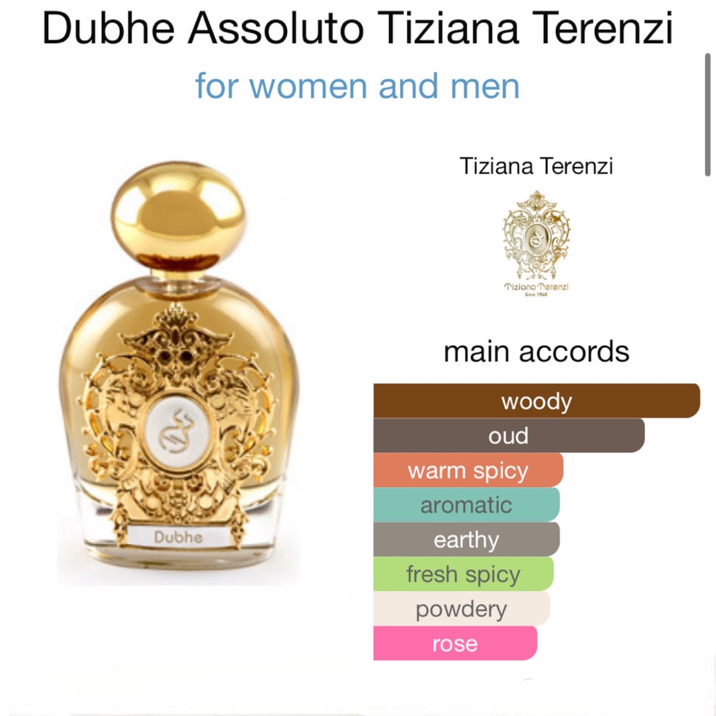Dubhe Assoluto by Tiziana Terenzi Extrait de Parfum