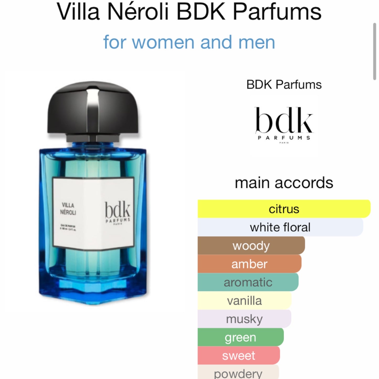 Villa Néroli by BDK Parfums Eau de Parfum