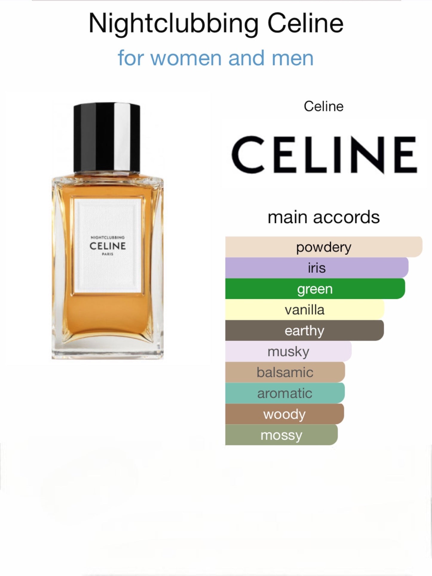Nightclubbing by Celine Eau de Parfum