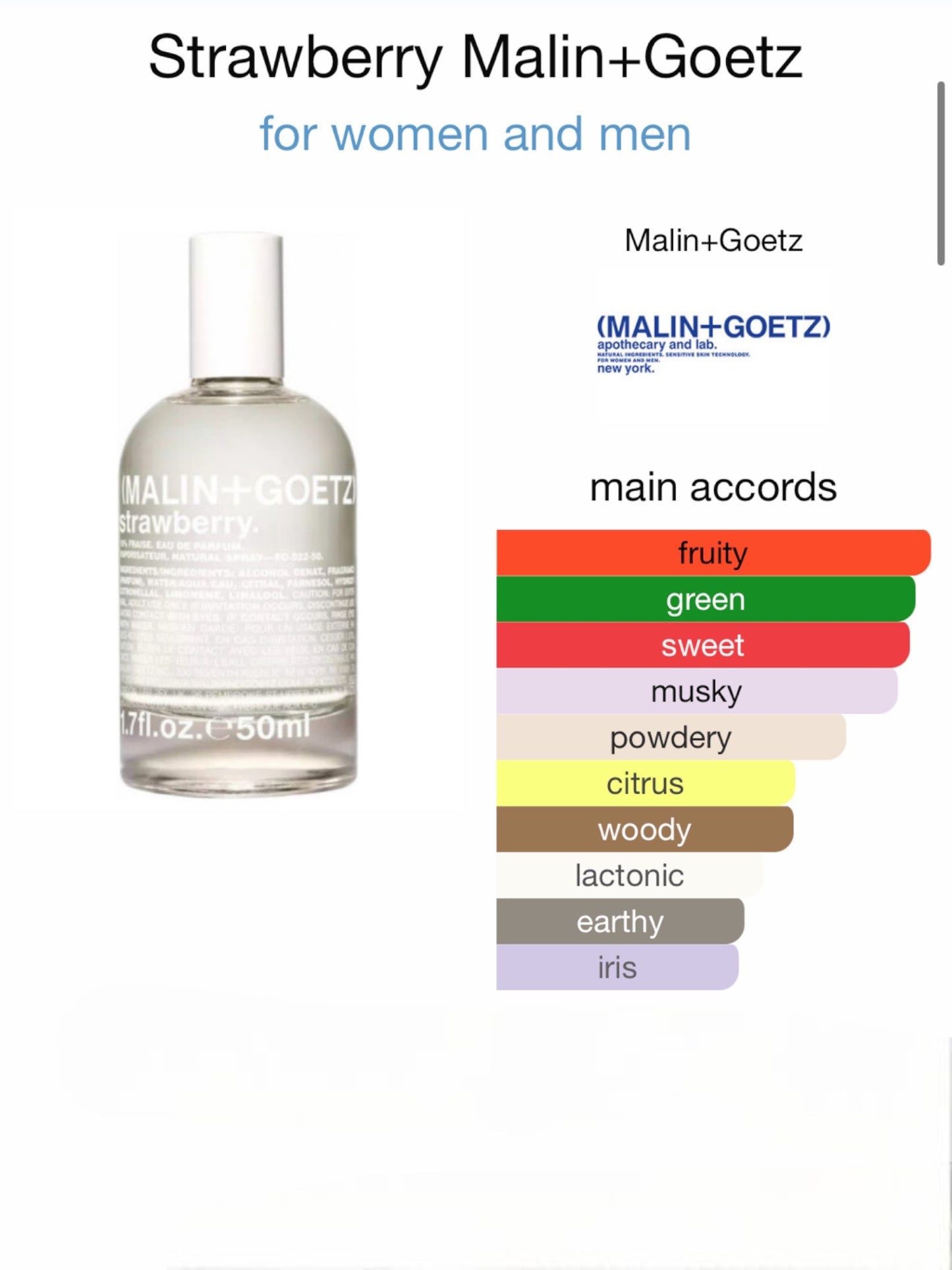 Strawberry by Malin+Goetz Eau de Parfum
