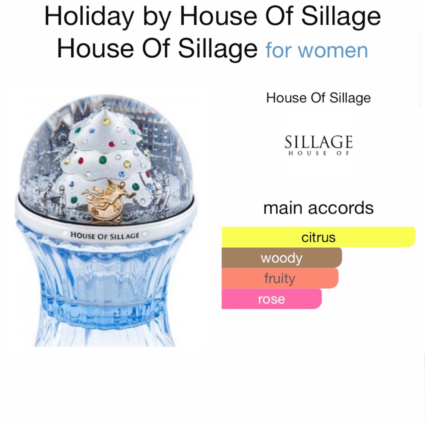 Holiday by House Of Sillage by House Of Sillage Eau de Parfum