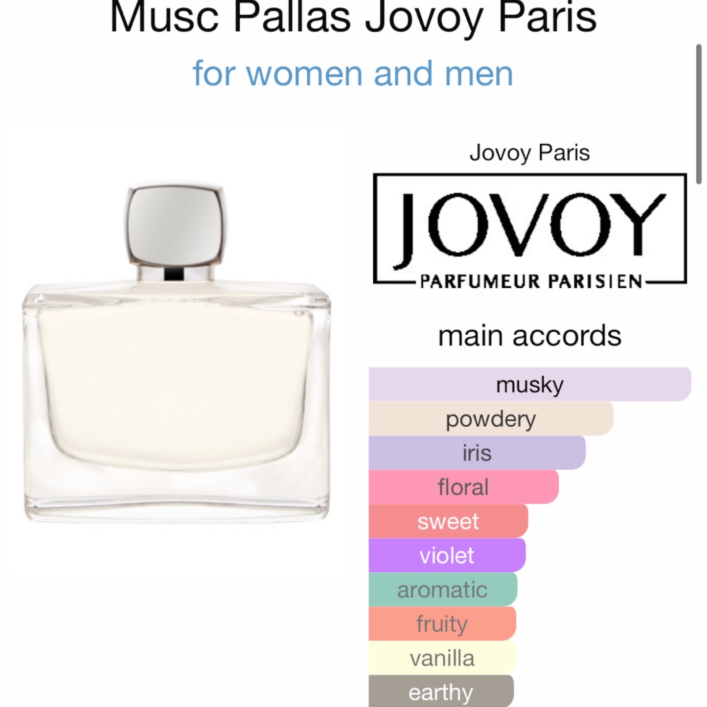 Musc Pallas by Jovoy Paris Eau de Parfum