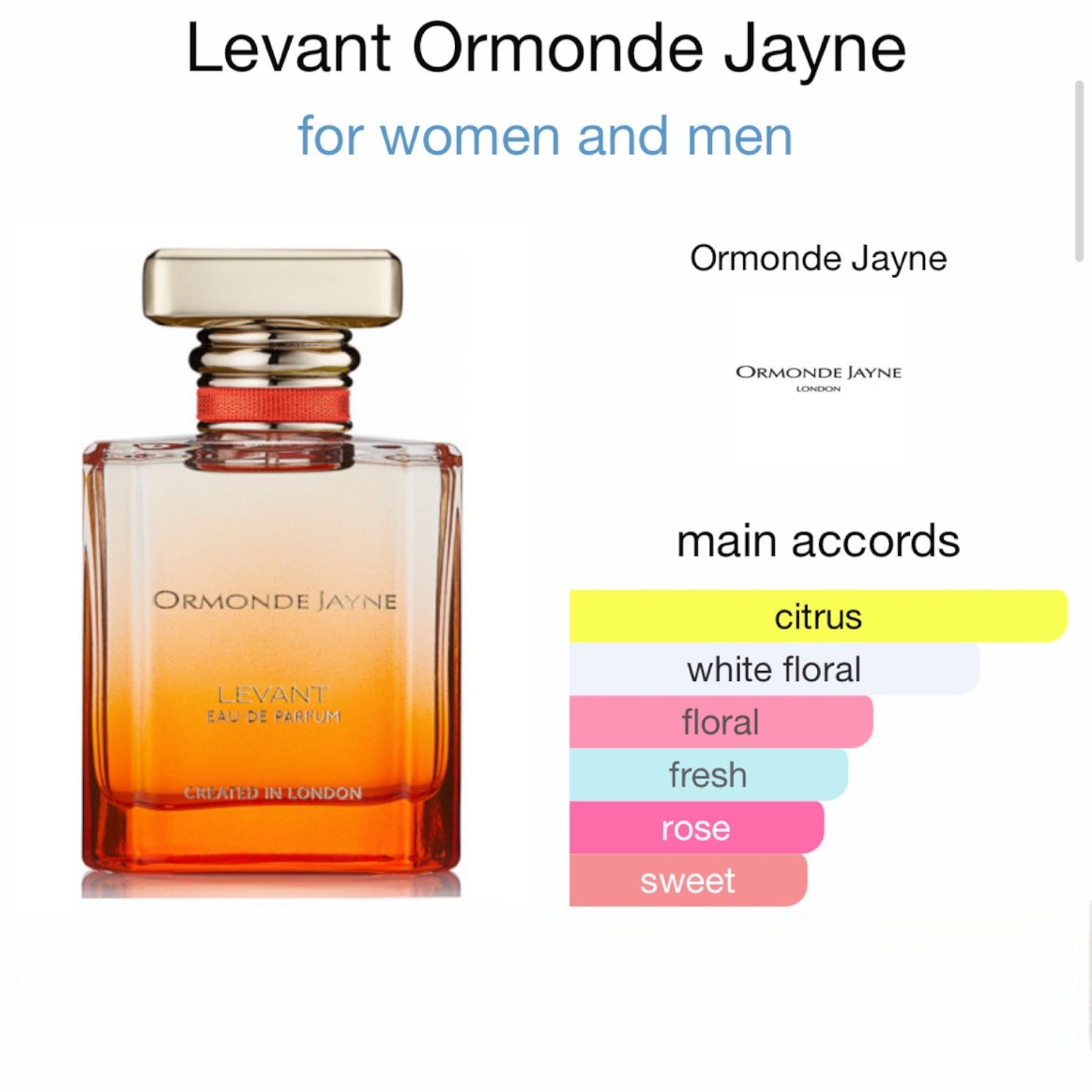 Levant by Ormonde Jayne eau de parfum