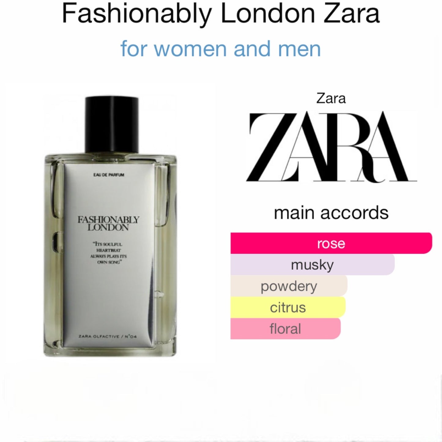 Fashionably London by Zara Eau de Parfum