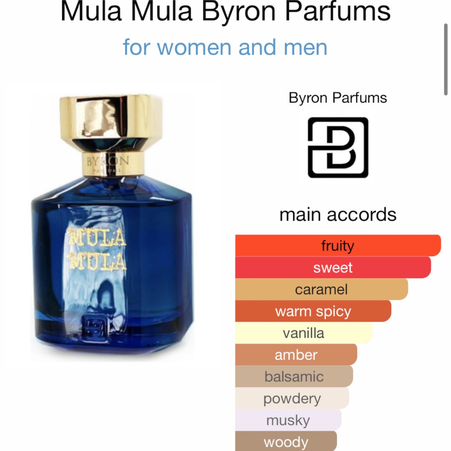 Mula Mula by Byron Parfums Eau de Parfum
