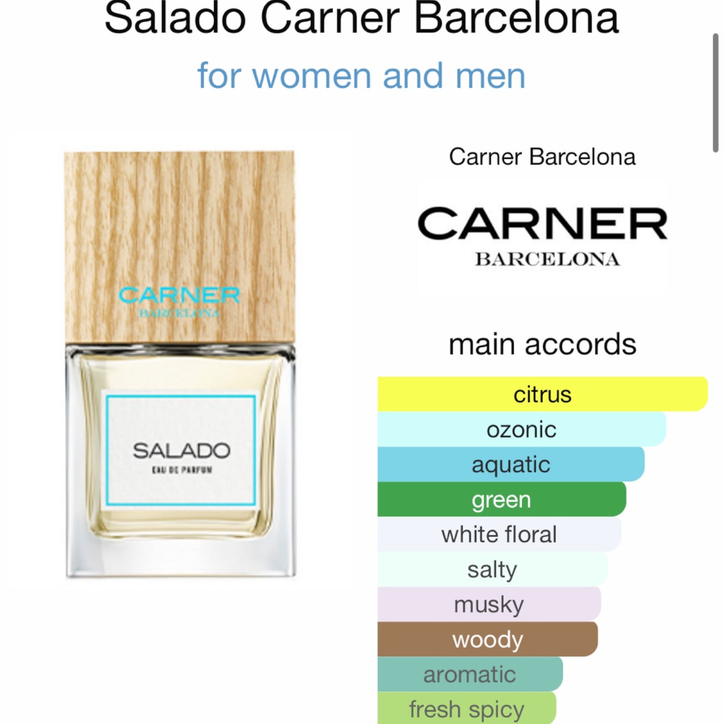 Salado by Carner Barcelona Eau de Parfum