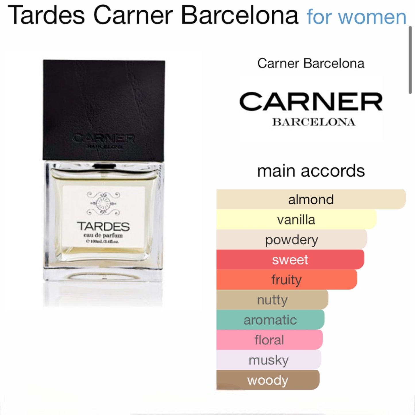 Tardes by Carner Barcelona Eau de Parfum