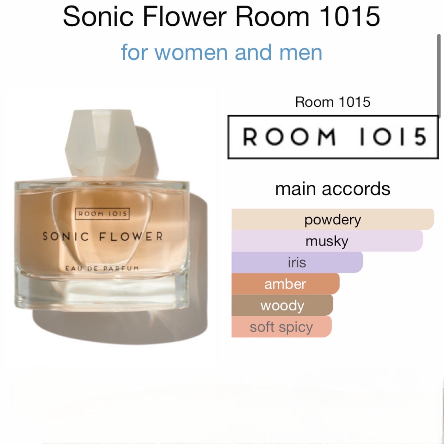 Sonic Flower by Room 1015 Eau de Parfum