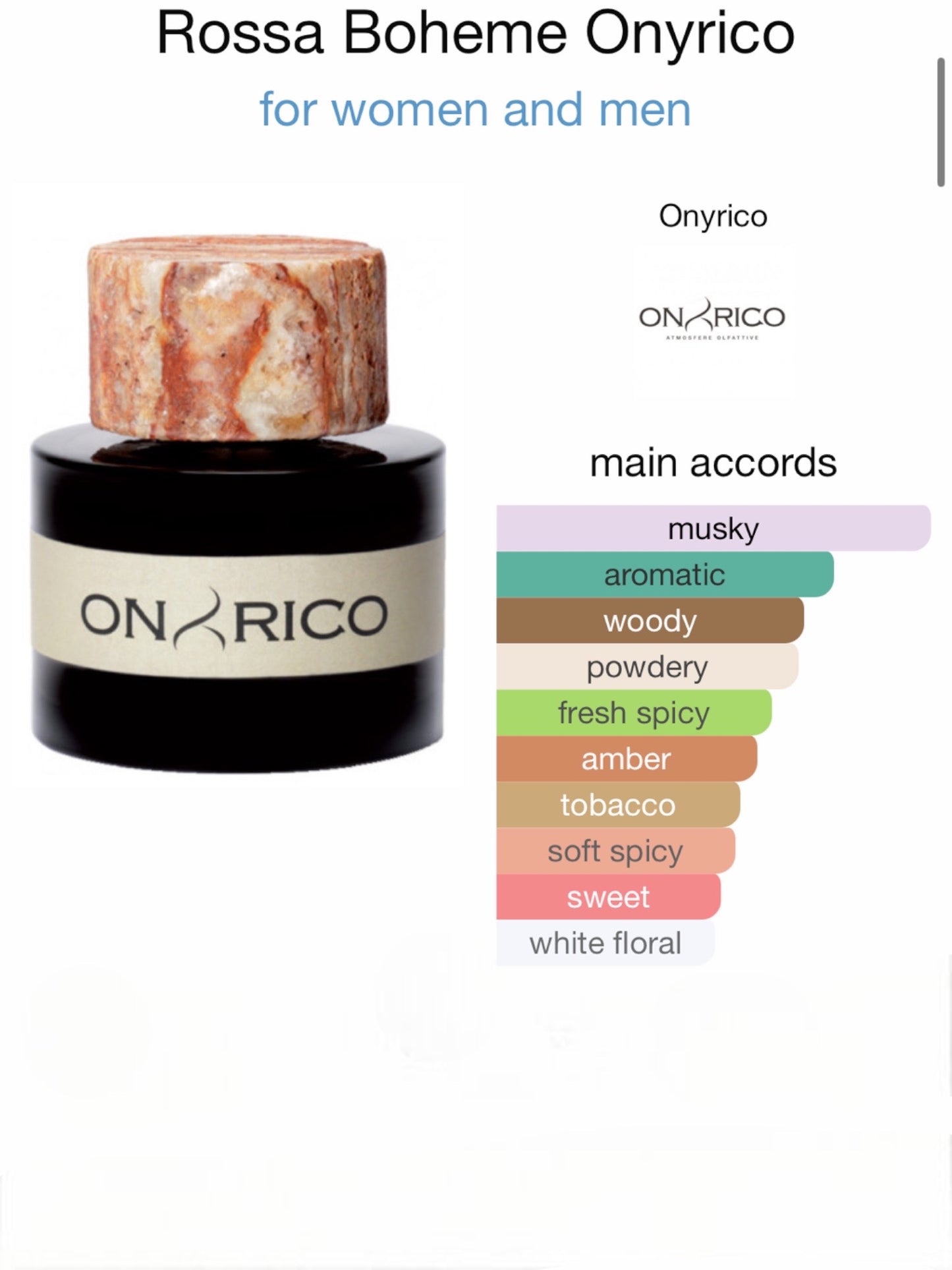Rossa Boheme by Onyrico Eau de Parfum