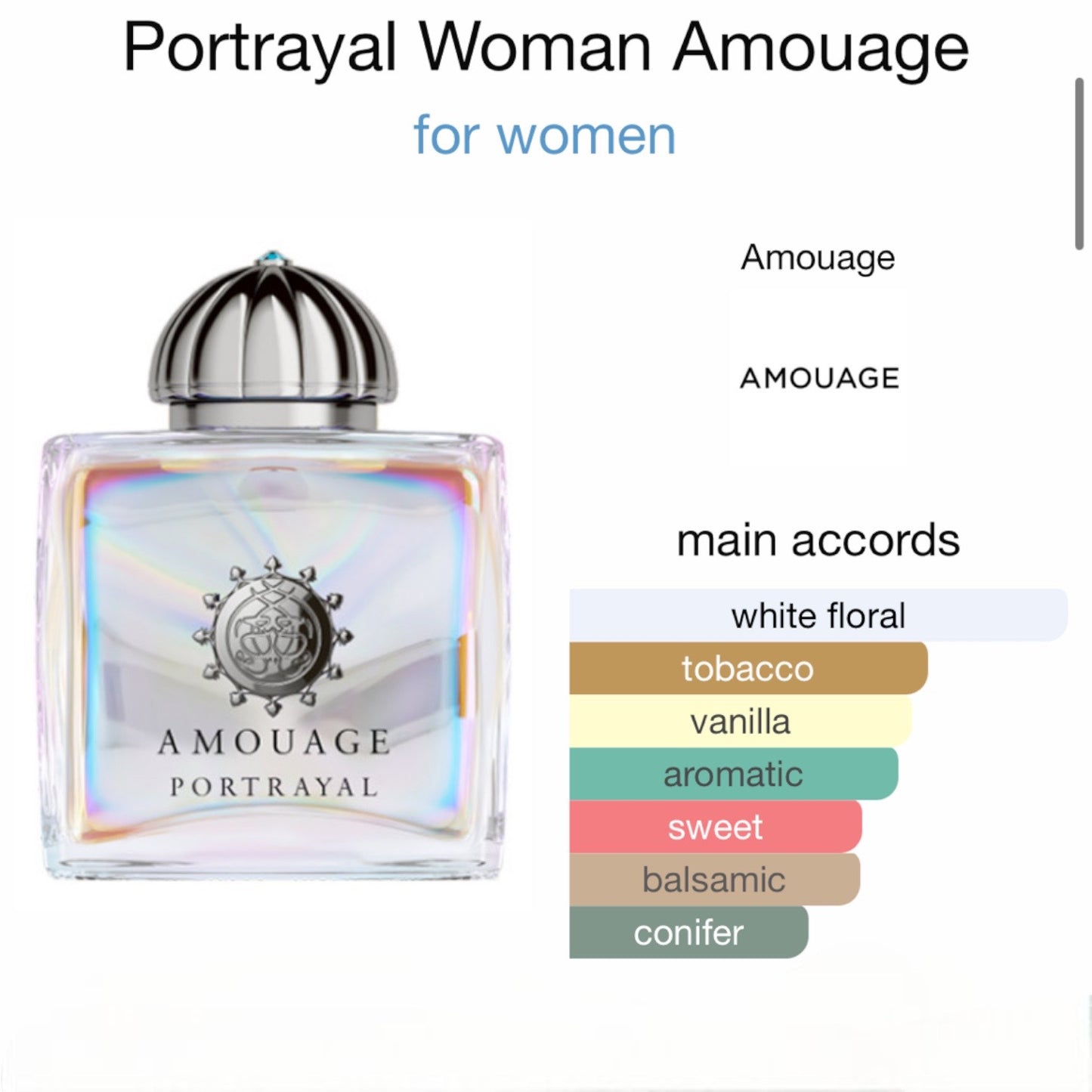 Portrayal Woman Amouage Eau de Parfum