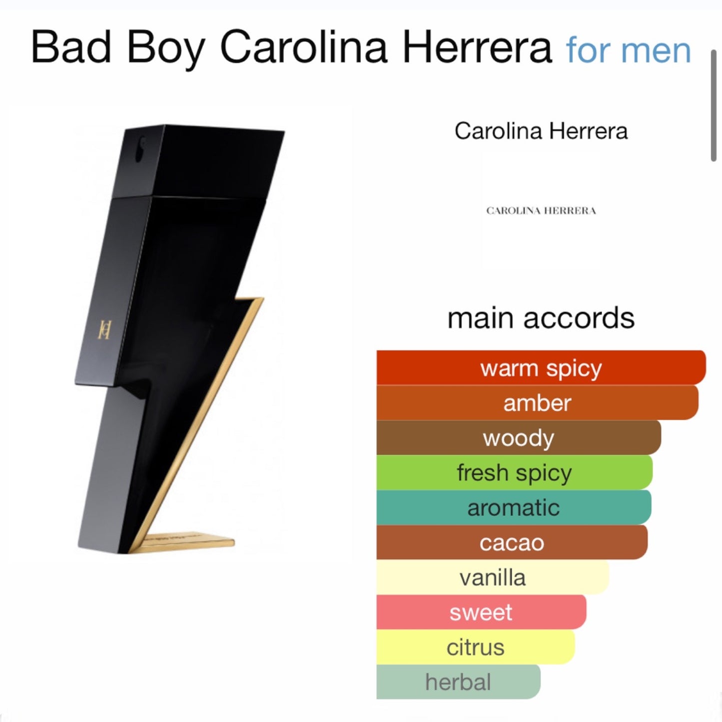 Bad Boy by Carolina Herrera Eau de Toilette
