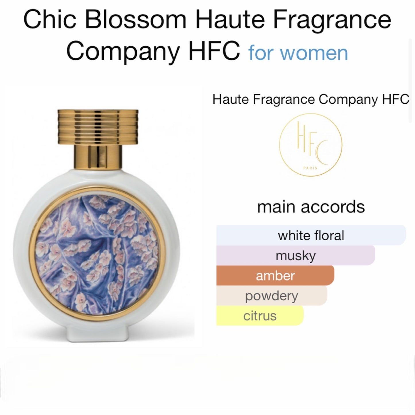 Chic Blossom by Haute Fragrance Company HFC Eau de parfum