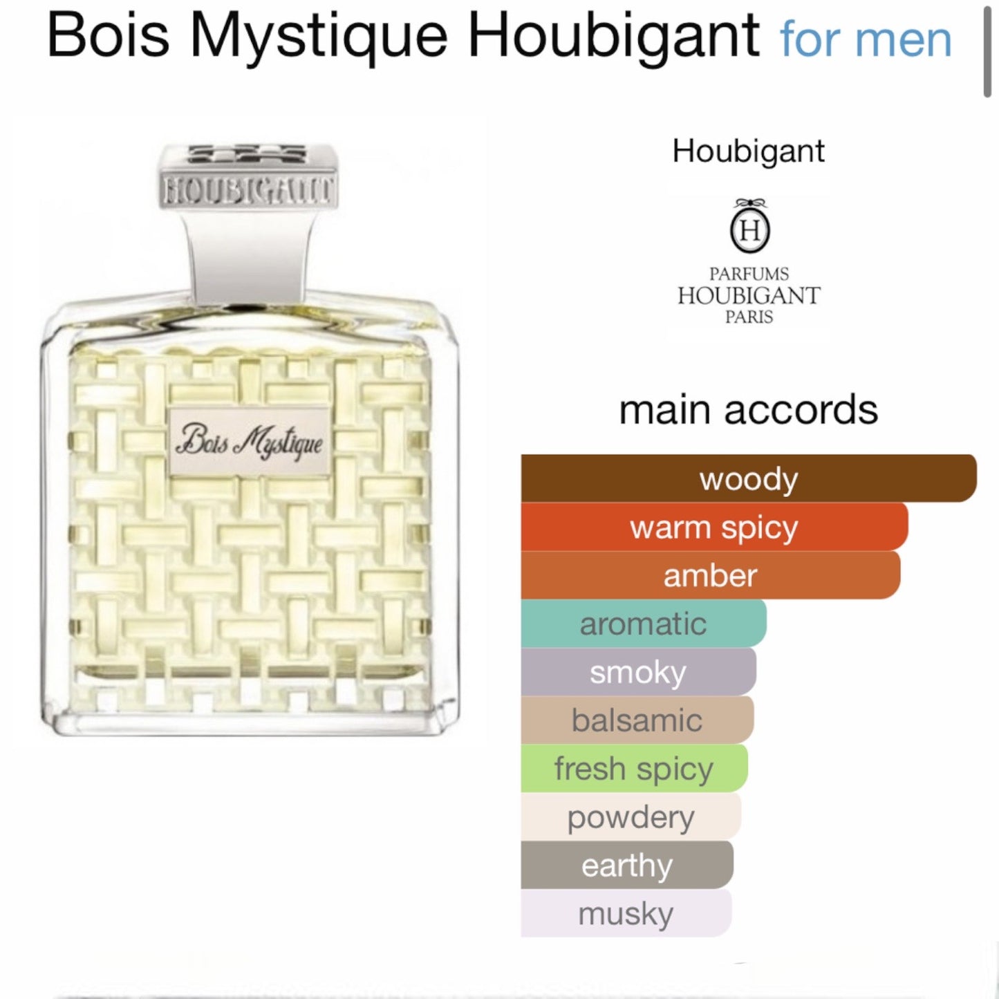 Bois Mystique by Houbigant Extract de Parfum