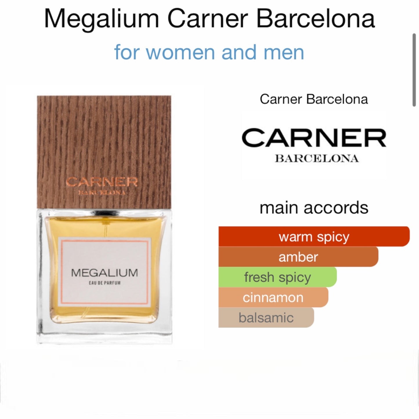 Megalium by Carner Barcelona Eau de Parfum