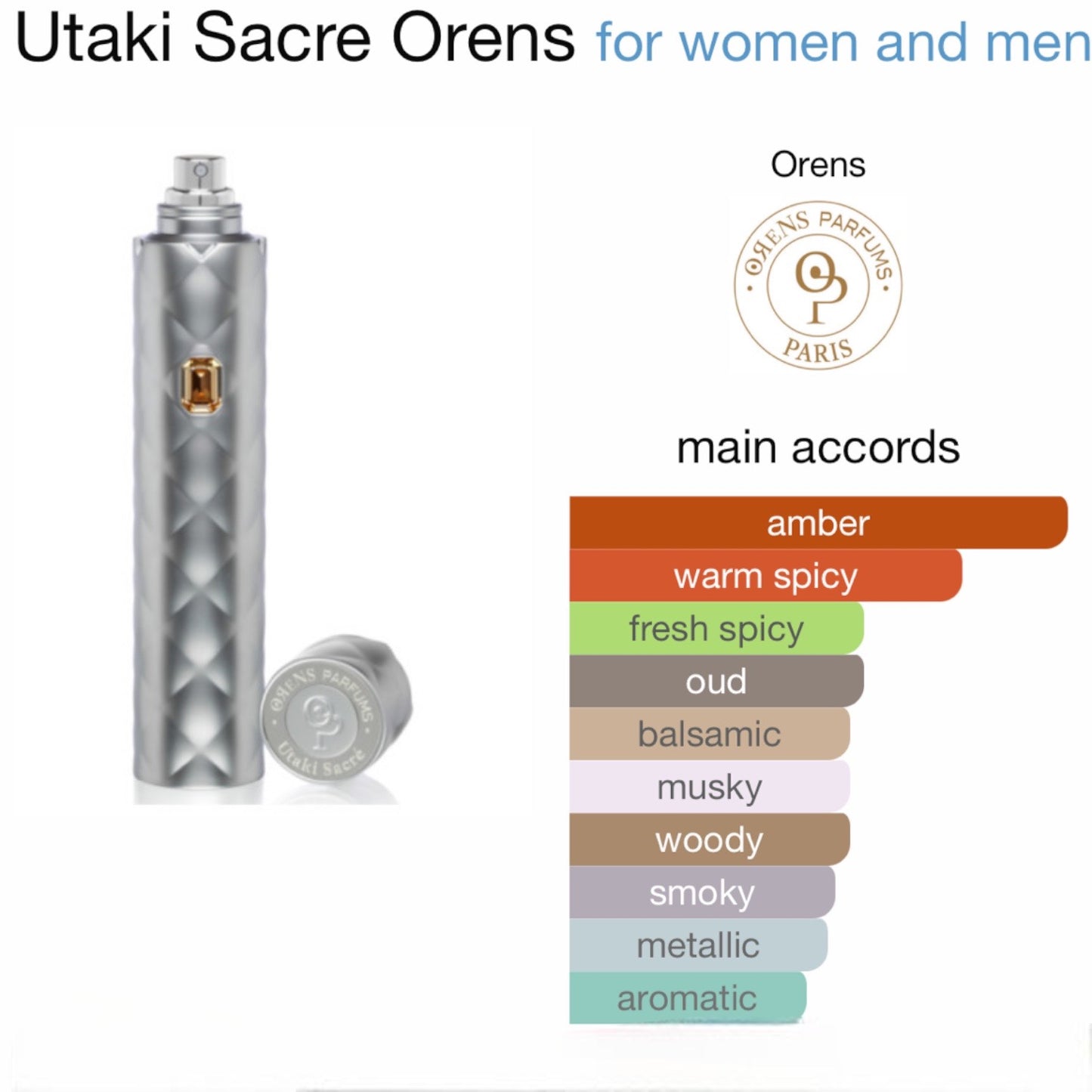 Utaki Sacre by Orens Eau de Parfum