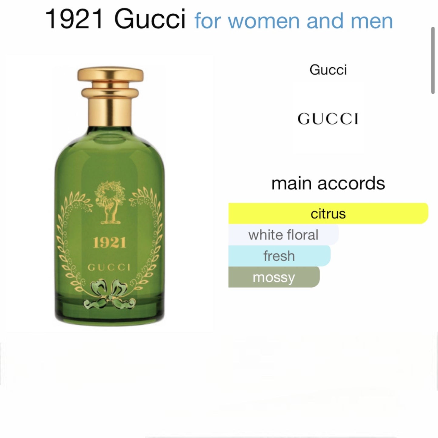 1921 by Gucci Eau de Parfum