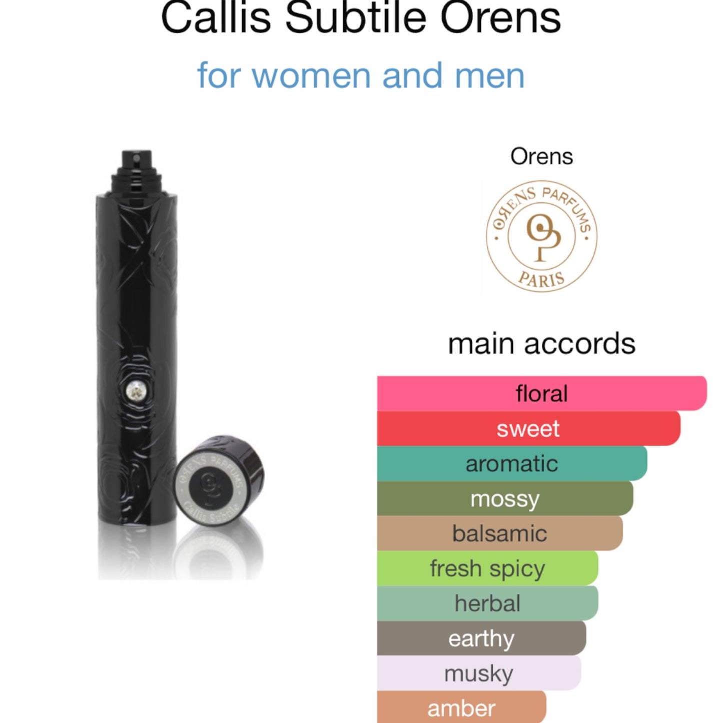 Callis Subtile by Orens Eau de Parfum