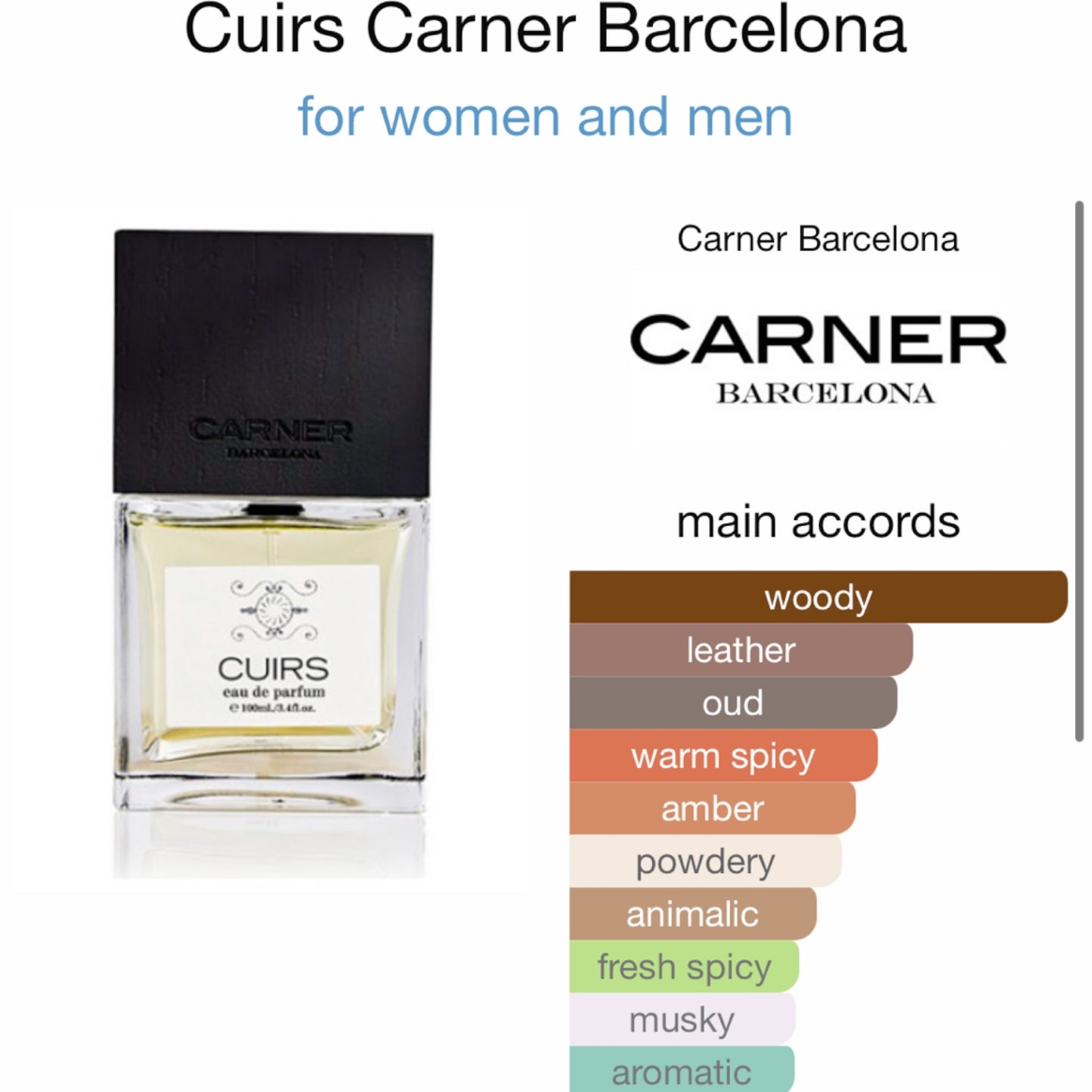 Cuirs by Carner Barcelona Eau de Parfum