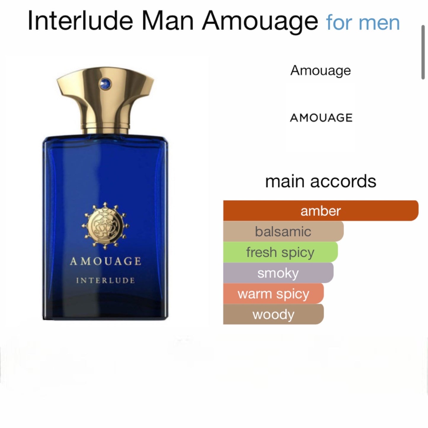 Interlude Man by Amouage Eau de Parfum