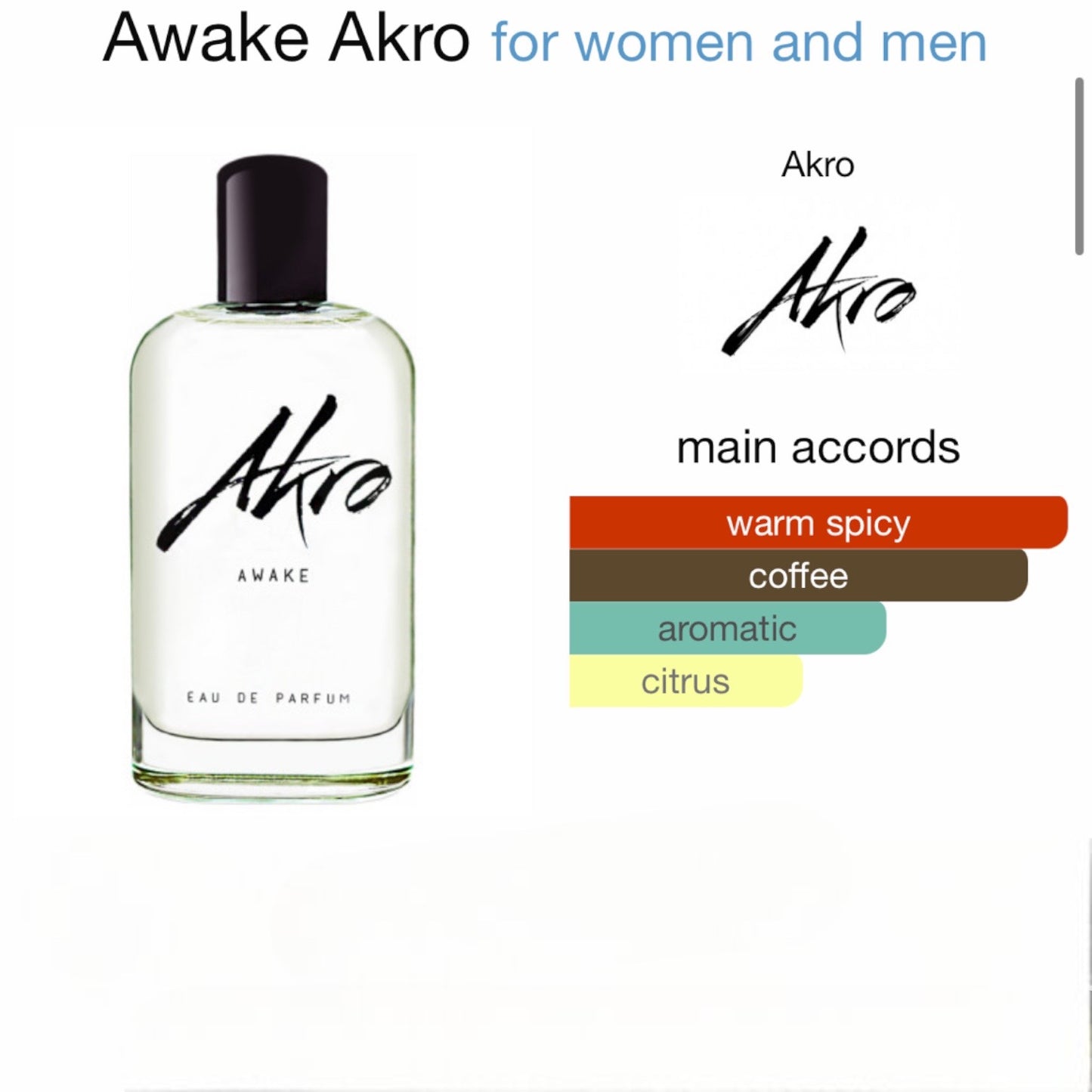 Awake by Akro Fragrances Eau de Parfum