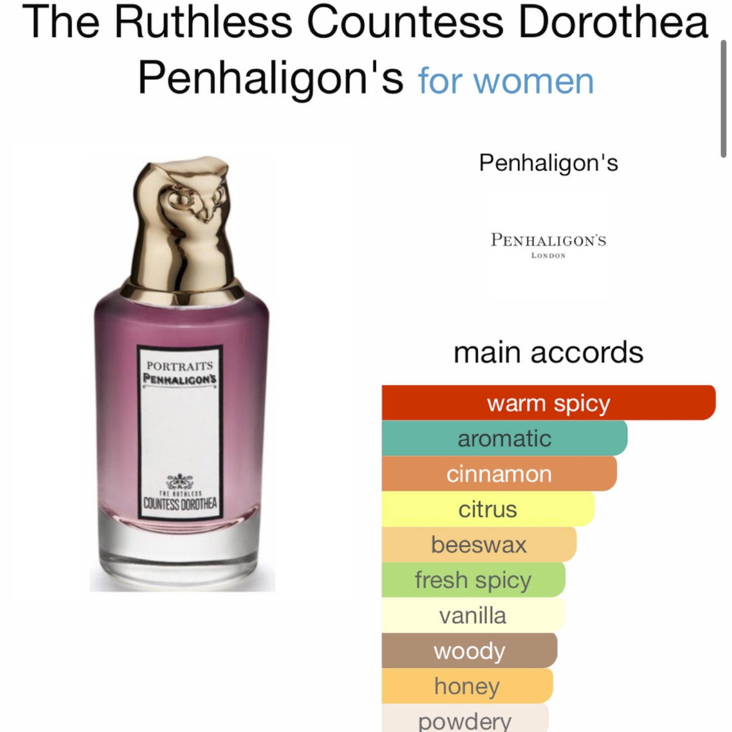 The Ruthless Countess Dorothea by Penhaligon's Eau de Parfum (discontinued)