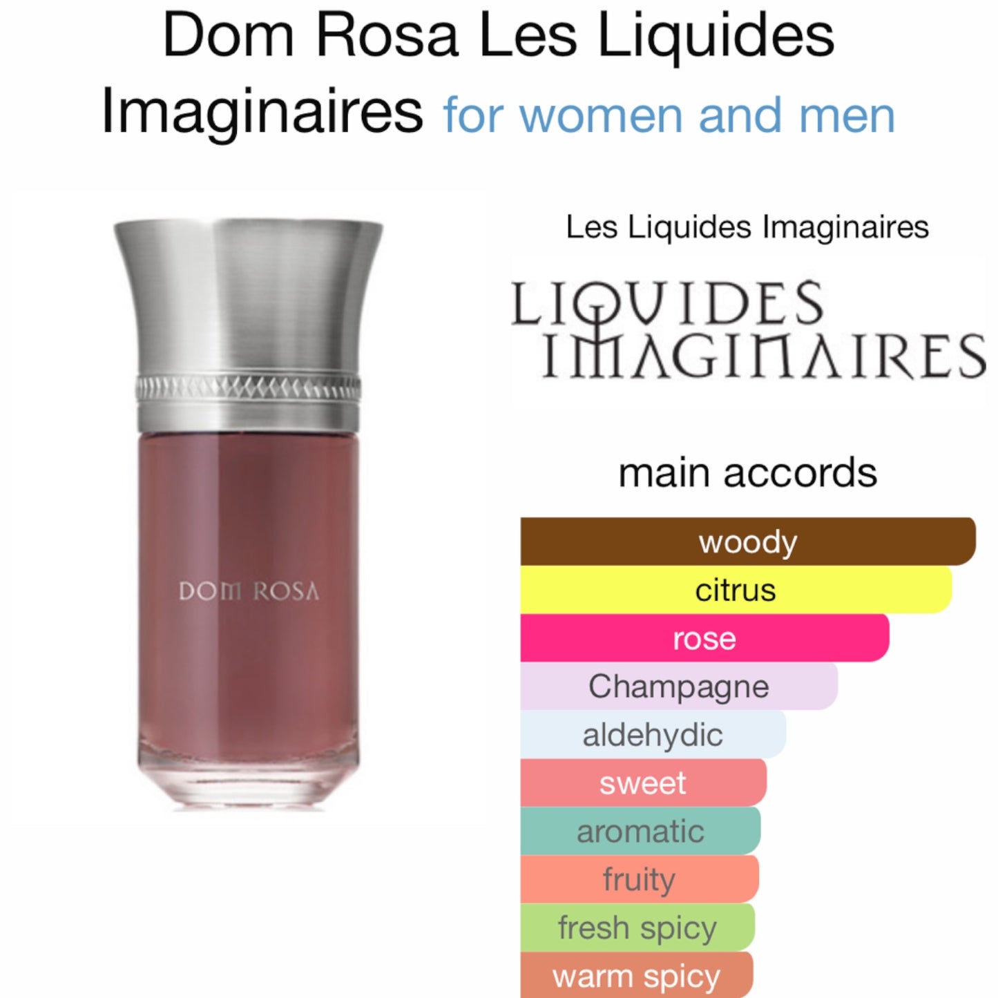 Dom Rosa  eau de parfum LES LIQUIDES IMAGINAIRES