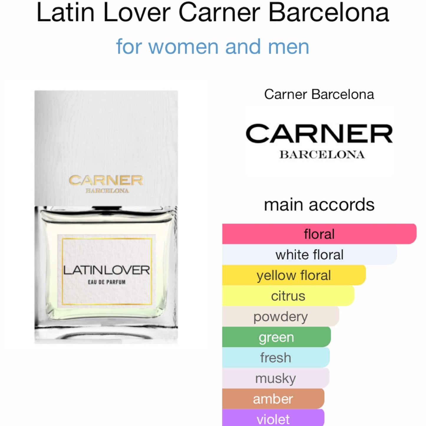 Latin Lover by Carner Barcelona Eau de Parfum