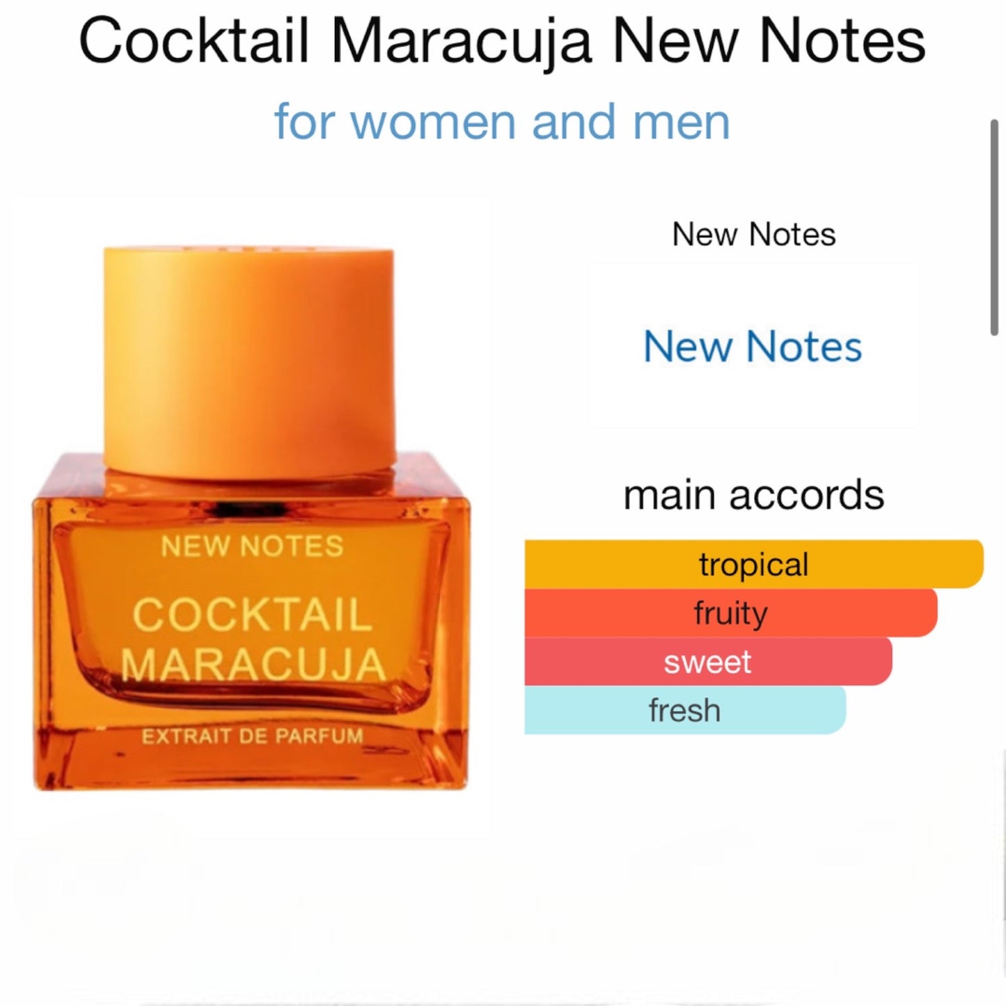 Cocktail Maracuja by New Notes Extrait de Parfum