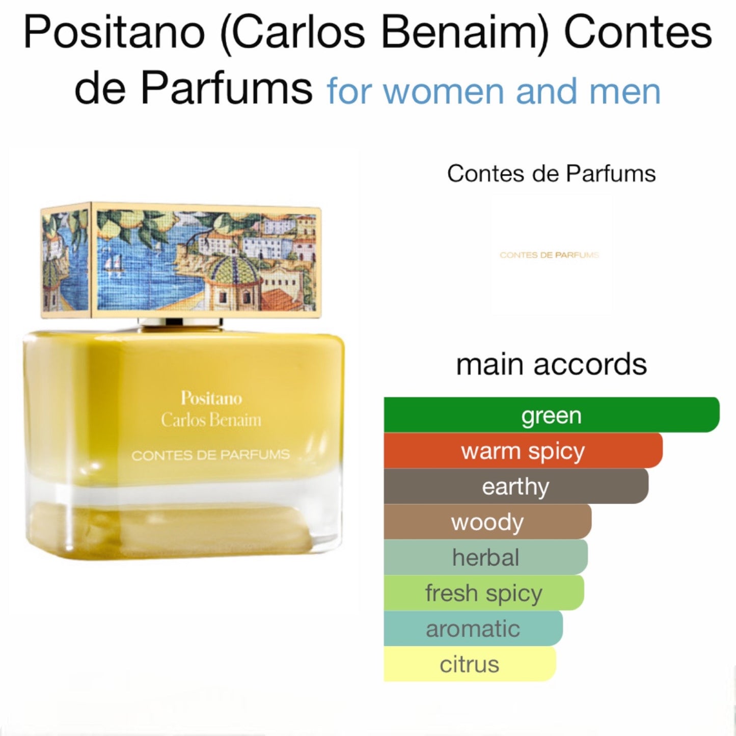 Positano (Carlos Benaim) by Contes de Parfums Eau de Parfum