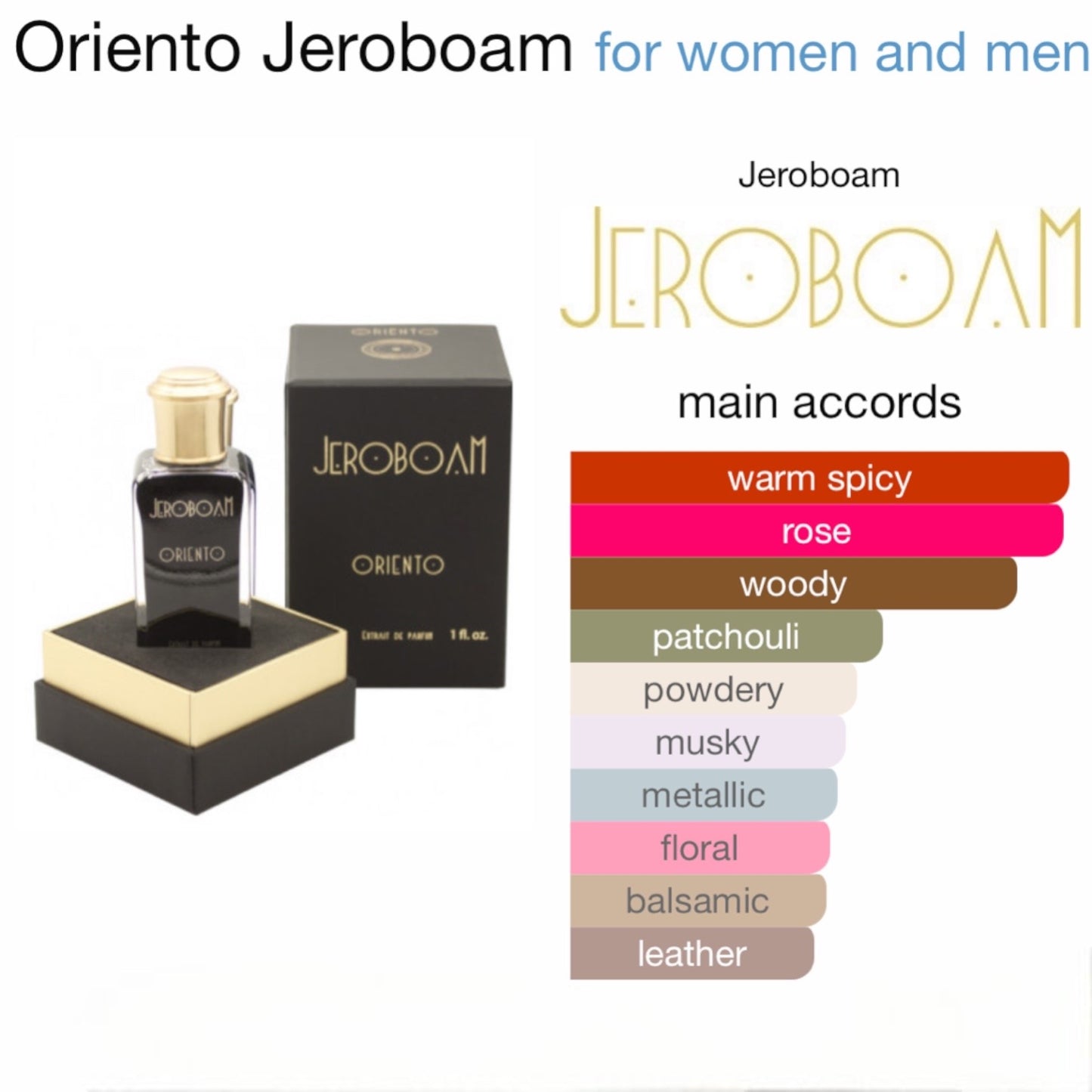 Oriento by Jeroboam Extrait de Parfum
