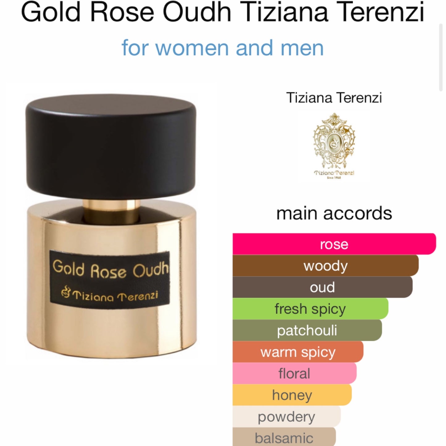 Gold Rose Oudh by Tiziana Terenzi Eau de Parfum