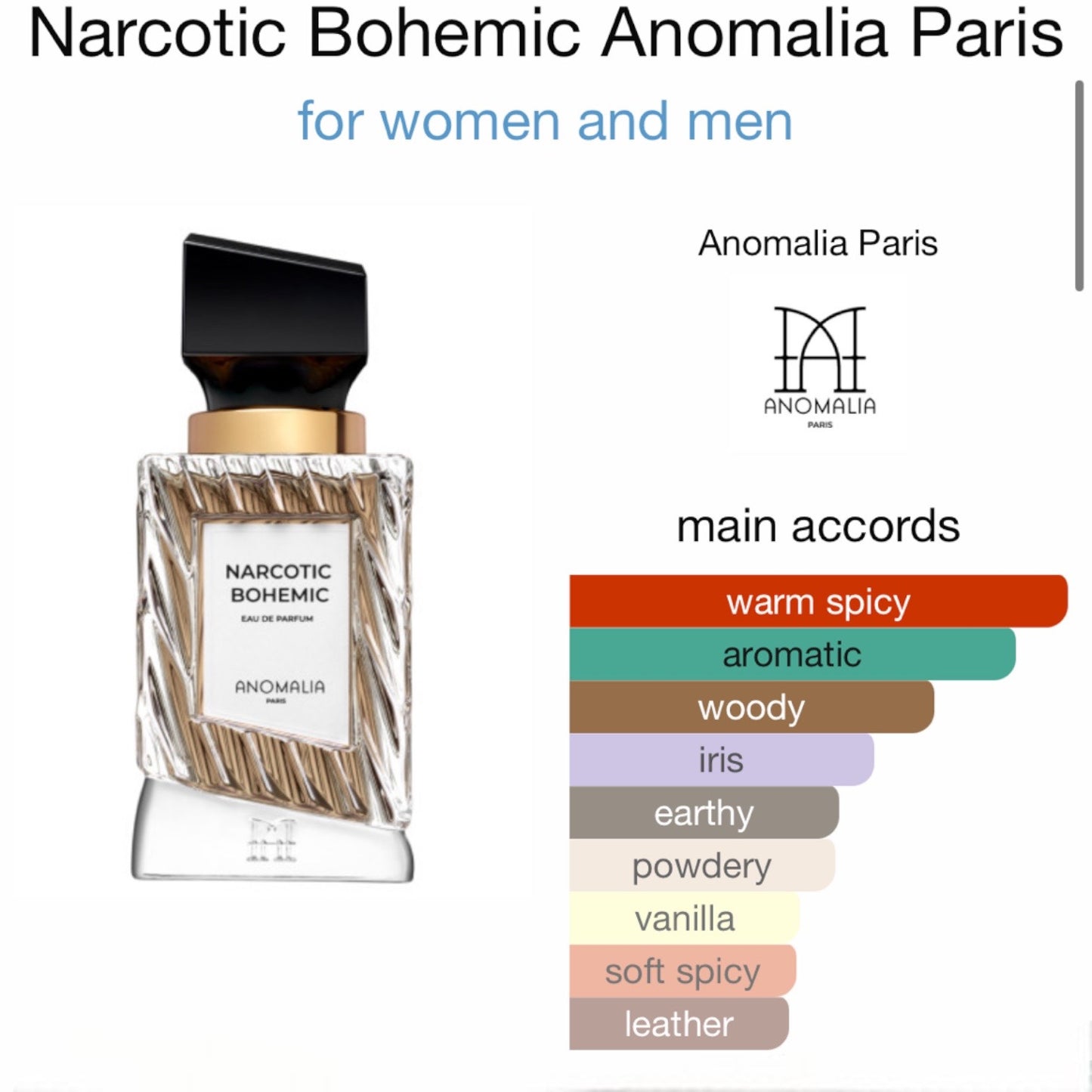 Narcotic Bohemic by Anomalia Paris Eau de Parfum