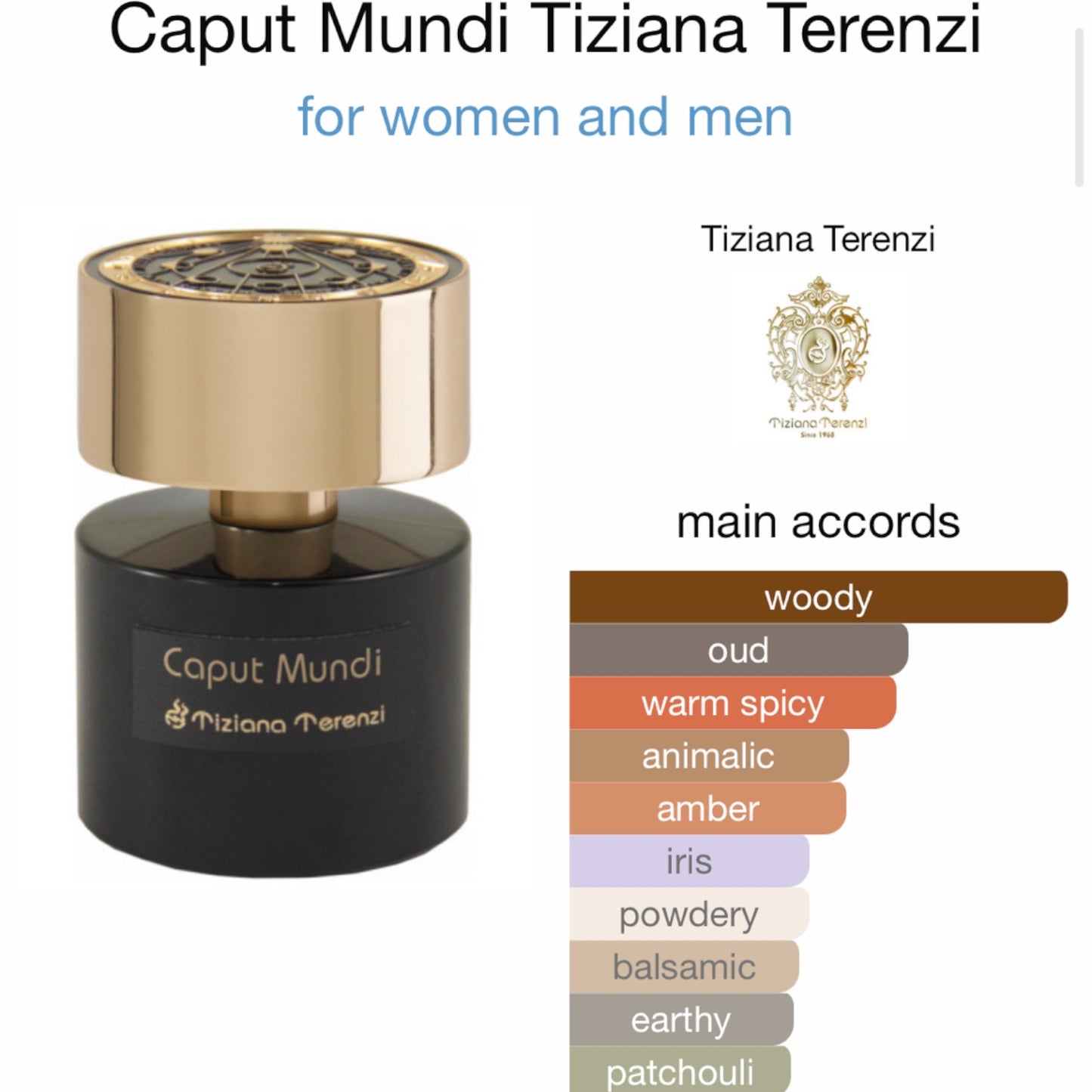 Caput Mundi by Tiziana Terenzi Extrait de Parfum