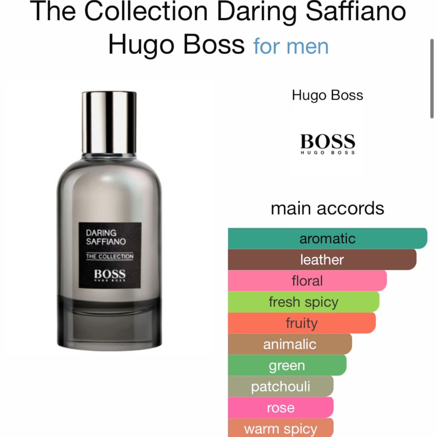 The Collection Daring Saffiano by Hugo Boss Eau de Parfum