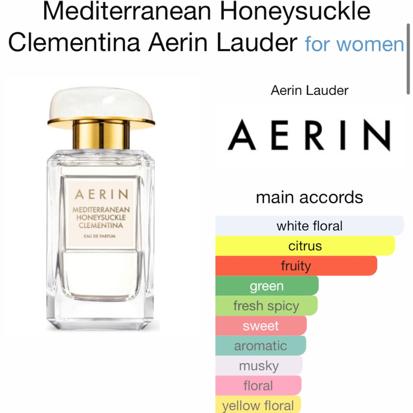 Mediterranean Honeysuckle Clementina by Aerin Lauder