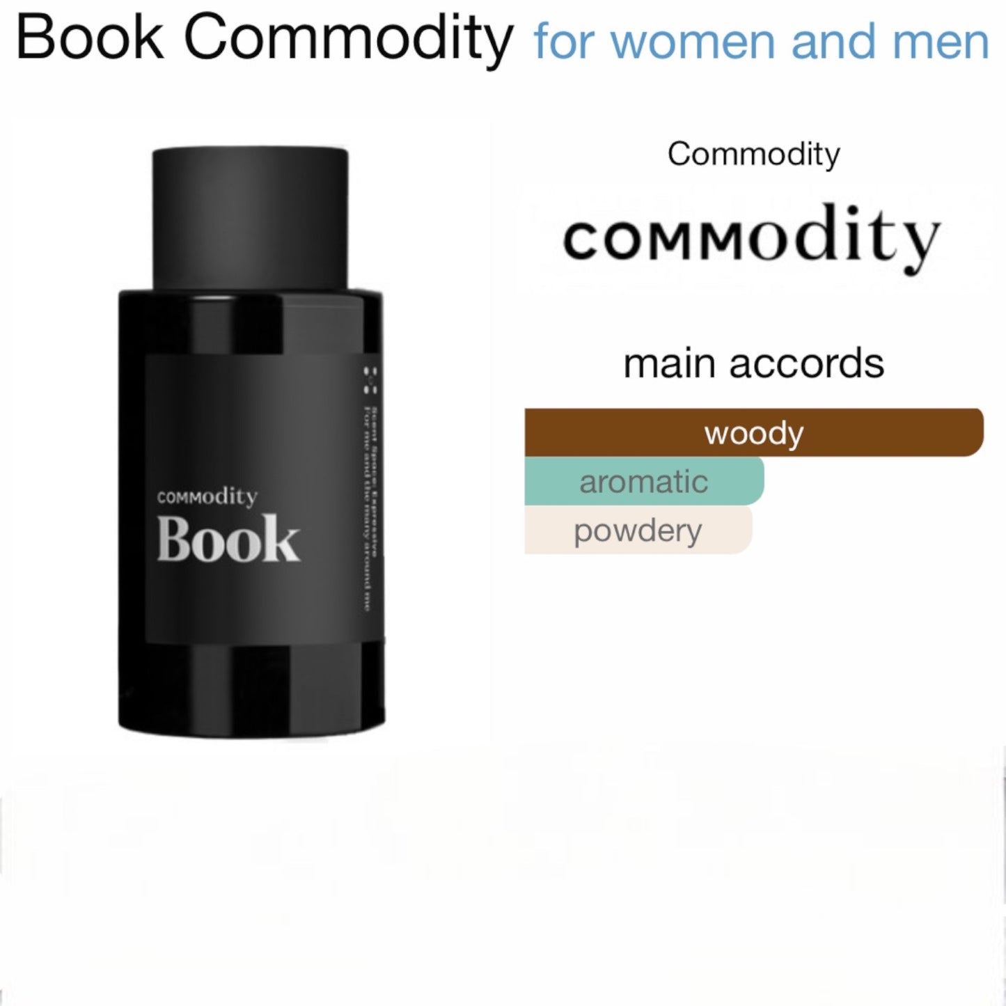 Book by Commodity Eau de Parfum