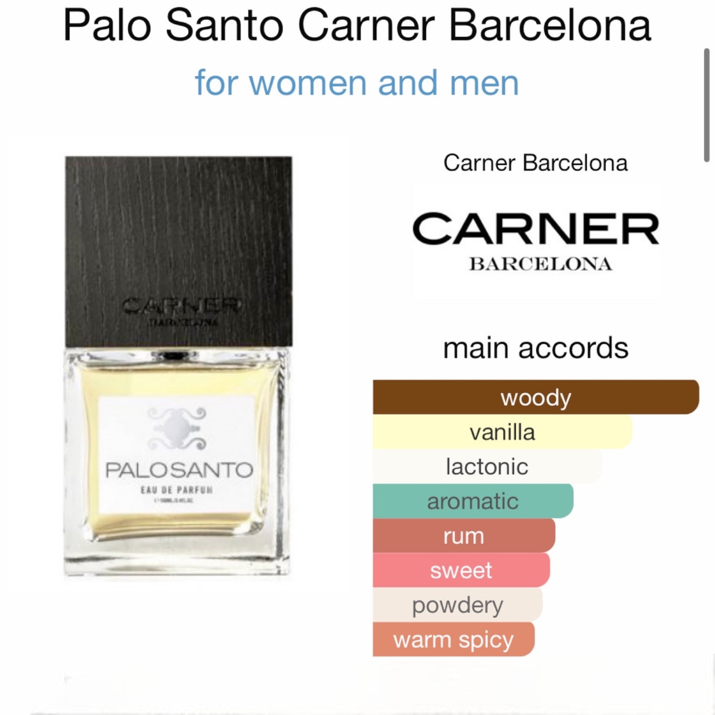 Palo Santo by Carner Barcelona Eau de Parfum