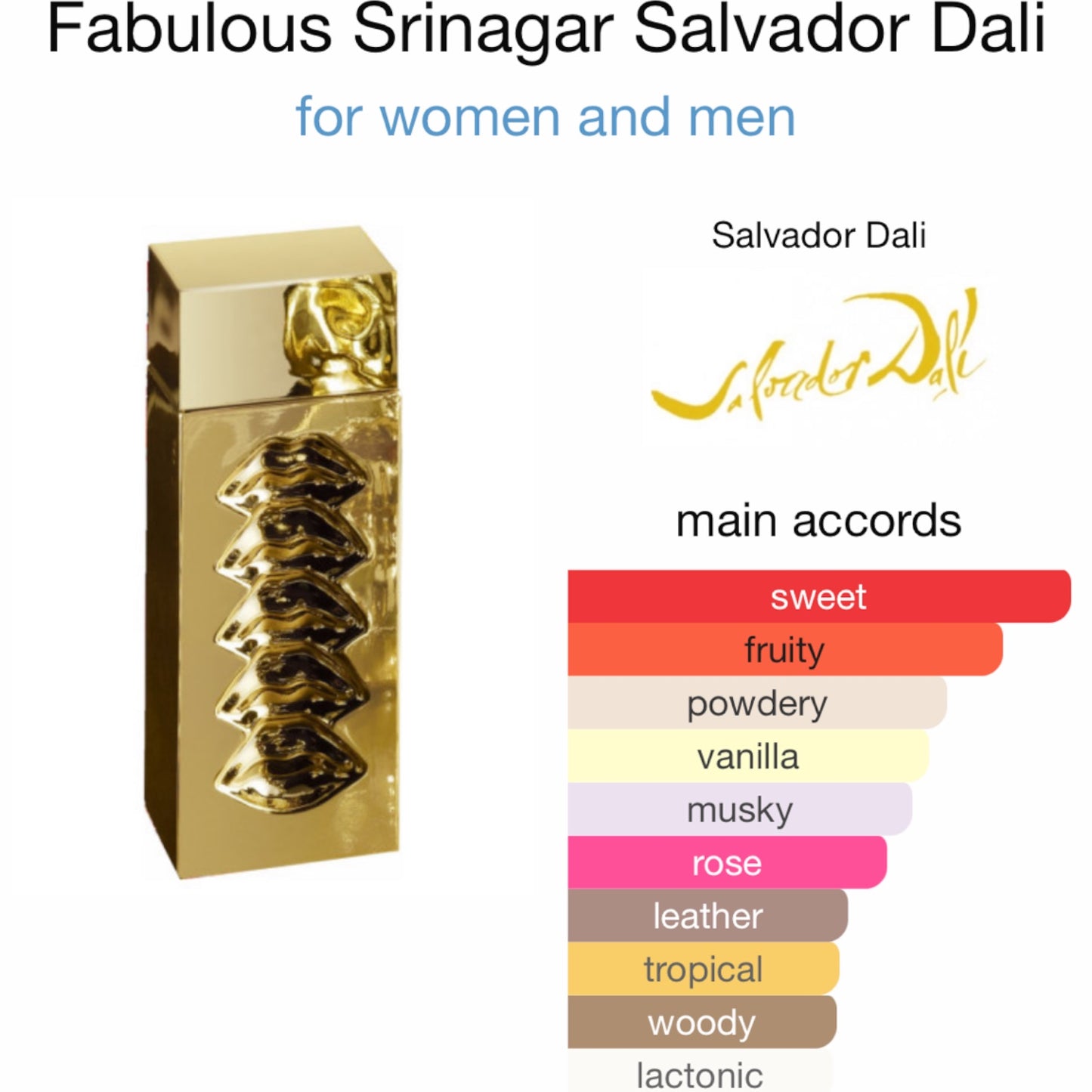 Fabulous Srinagar by Salvador Dali Eau de Parfum